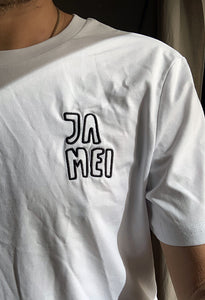 "Ja Mei" weißes T-Shirt